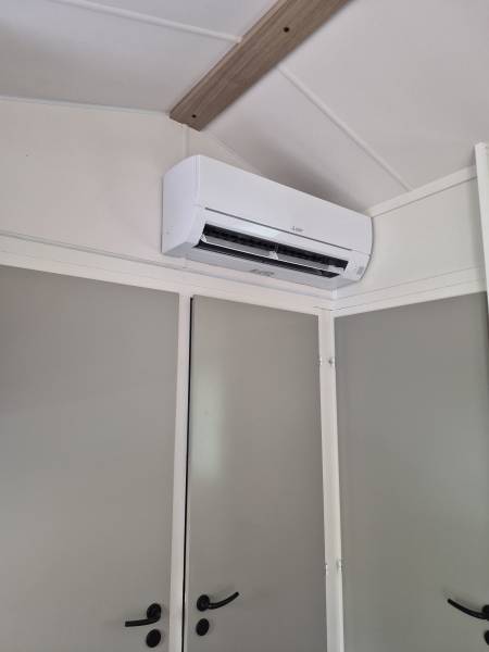 Remplacement de climatisations dans des mobil-homes de camping à Sanguinet avec installation performante de mono HR25 professionnels