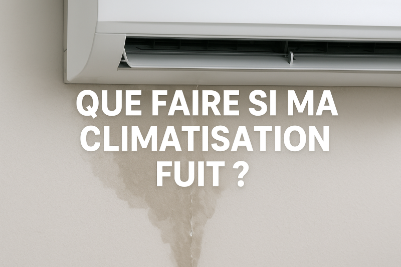 Que faire si votre climatisation fuit ? Causes, solutions et conseils avec Climeco33 sur le bassin d’Arcachon