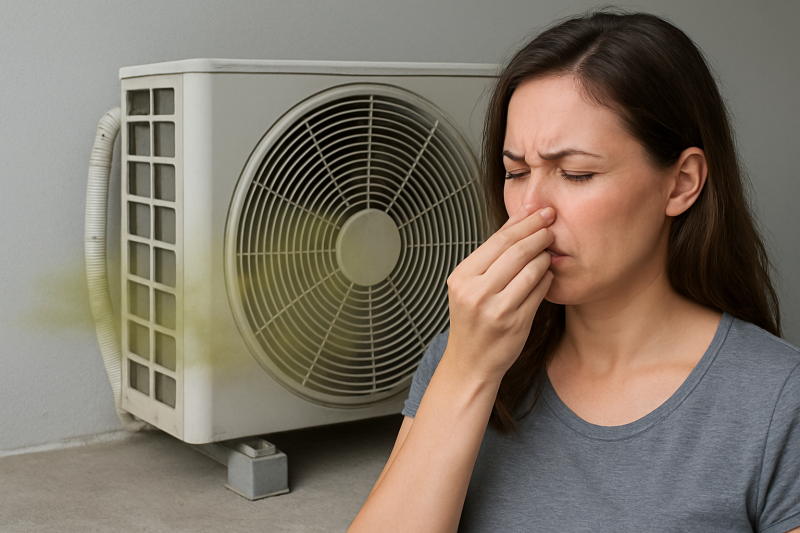 Pourquoi ma climatisation dégage une odeur désagréable ? Causes, risques et solutions avec ClimEco33 sur le bassin d’Arcachon