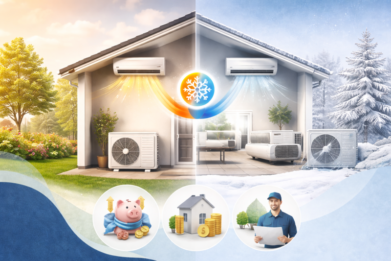 Pourquoi installer une climatisation réversible dans votre logement est un choix rentable, écologique et confortable toute l’année en Gironde