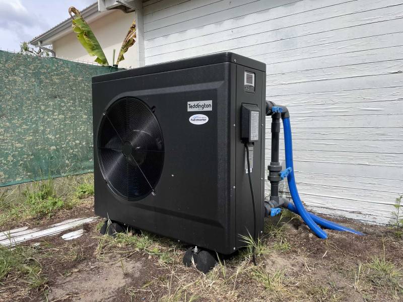 pompe à chaleur piscine teddginton vue latérale Pessac