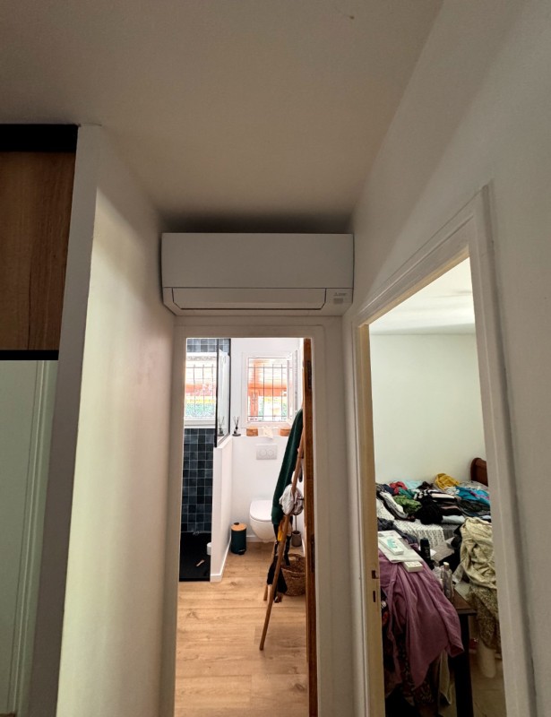 Pose d’une climatisation réversible dans un appartement à La Teste de Buch