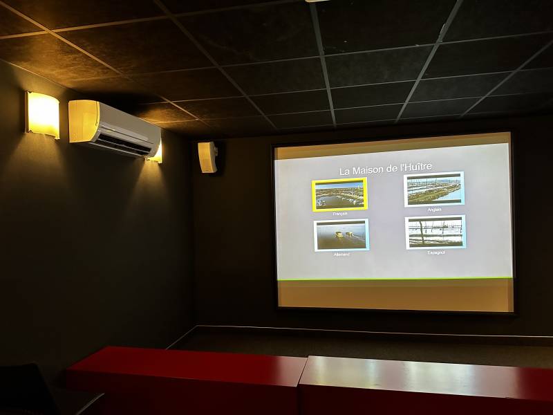 split réversible mitsubishi Gujan-Mestras salle cinéma